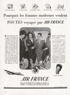 Air France 1948 Les Femmes Modernes, David-Bréchet