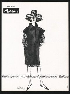 Yves Saint Laurent 1963 Hervé Dubly