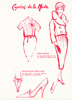Christian Dior Roger Vivier 1958 Les Caprices de la Mode, Liz