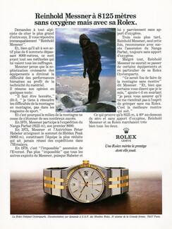 Rolex (Watches) 1981 Reinhold Messner, Oysterquartz