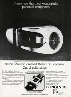 Longines (Watches) 1974 Serge Manzon