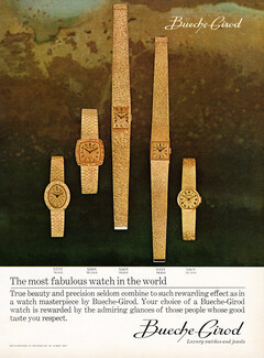 Bueche Girod (Watches) 1969
