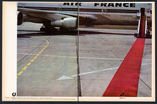 Charles Jourdan 1975 Air France, Photo Guy Bourdin