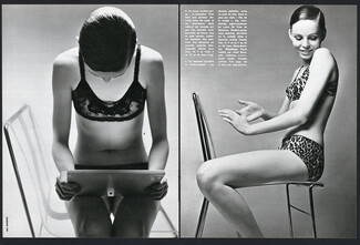 Guy Bourdin 1972 Lingerie Emmanuelle Kahn, Vanity Fair, Fashion Photography