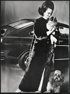 Women and Cars 1965 Pekingese Dog, Lady Tavistock