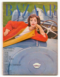 Harper's Bazaar August 1959 Cover by Derujinsky