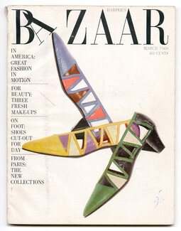 Harper's Bazaar March 1960 Cover by Hiro
