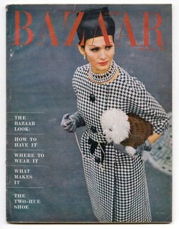Harper's Bazaar February 1962 Cover by Louis Faurer