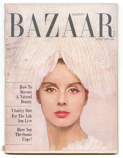 Harper's Bazaar April 1962 Cover Melvin Sokolsky