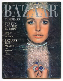 Harper's Bazaar December 1968 Cover by Hiro