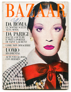 Harper's Bazaar Italia Settembre 1972 Roma, Parigi, Cover Bob Krieger