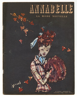 Annabelle (Edition Française) 1942 Octobre, N°20, Christian Bérard, Zoltan Kemeny, Robert Piguet, Schiaparelli