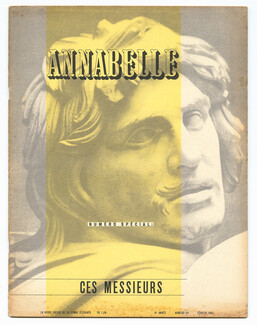Annabelle (Edition Française) 1943 Février, N°24, Men's Fashion, Zoltan Kemeny, C. G. Jung, Bruyère, Lelong, Montaigne, Legroux Soeurs