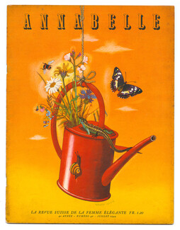 Annabelle 1944 (Edition Française) Juillet, N°41, Herbert Leupin, La Dame de la Vigne