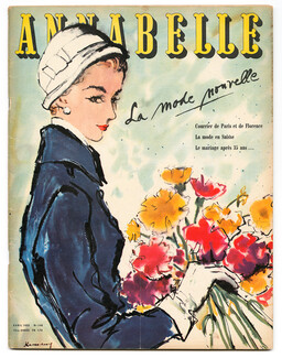 Annabelle 1953 (Edition Française) Avril, N°146, Zoltan Kemeny, Lilly Matthey, Christian Dior, Givenchy, Balenciaga, Jacques Fath
