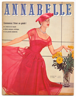 Annabelle 1953 (Edition Française) Novembre, N° 153, Rose Bertin, Photo R. Lutz