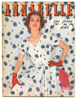 Annabelle 1954 (Edition Française) Mai, N°159, Christian Dior, Marlène Dietrich, Jean d'Estrées