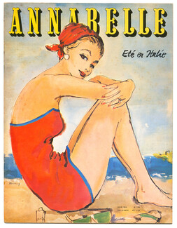 Annabelle 1954 (Edition Française) Juin, N°160, Zoltan Kemeny, Jantzen (Swimwear)