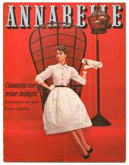 Annabelle 1954 (Edition Française) Août, N°162, Hubert de Givenchy (3 Pages illustrées)