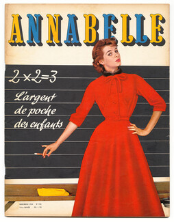 Annabelle 1954 (Edition Française) Novembre, N°165, Photo Lutz, Jacques Heim