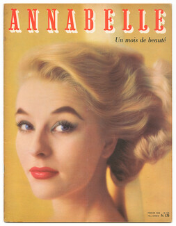 Annabelle 1956 Février, N°180 Beauté, Photo Schmutz
