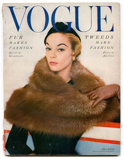 US Vogue October 1, 1953 Horst, Blumenfeld (Bryans, Dayton), Rutledge, Herbert Matter