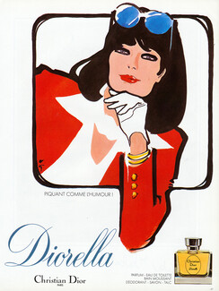 Christian Dior (Perfumes) 1980 Diorella, René Gruau