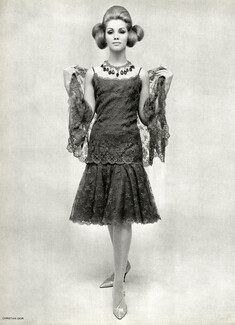 Christian Dior 1962 Robe en dentelle Calais, Louis Gubert