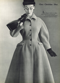 Christian Dior 1952 La Redingote, Photo Pottier