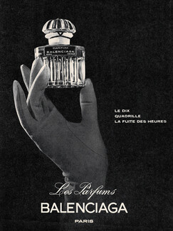 Balenciaga (Perfumes) 1963 Le Dix, Quadrille, Fleeting Moment