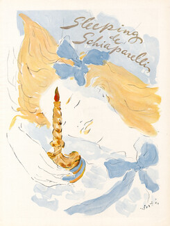Schiaparelli (Perfumes) 1941 Sleeping, Marcel Vertes