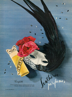 Lenthéric 1948 Confetti, Mask, Feathers