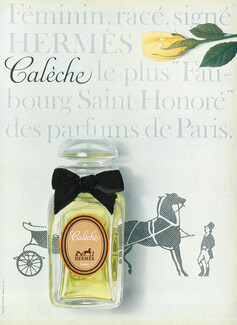 Hermès (Perfumes) 1961 Calèche, Féminin, Racé, Signé