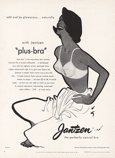 Jantzen (Lingerie) 1951 René Gruau, "Plus-bra"