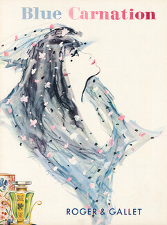 Roger & Gallet (Perfumes) 1945 "Oeillet Bleu", Bleu Carnation, Tom Keogh