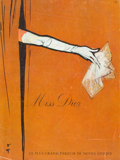 Christian Dior (Perfumes) 1958 Miss Dior, René Gruau