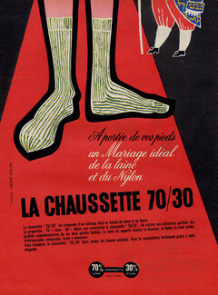 Helanca (Underwear) 1957 Socks, Jean Colin