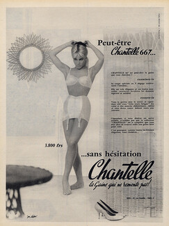 Chantelle (Girdles) 1960 Girdle Pinup Pin-up
