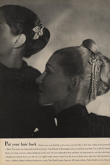 Van Cleef & Arpels 1945 Hairstyle Jewels Art Deco