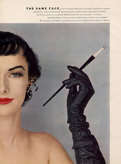 Superb (Gloves) 1952 Cigarette Holder, Photo Blumenfeld