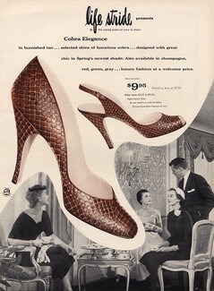 Life Stride (Shoes) 1954 Cobra Elegance