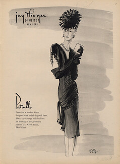 Jay Thorpe 1945 Pattullo René Bouët-Willaumez Fashion Illustration