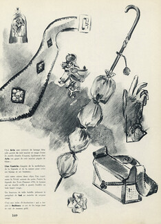 André Dallioux & Line Vautrin 1945 Handbag, Umbrella