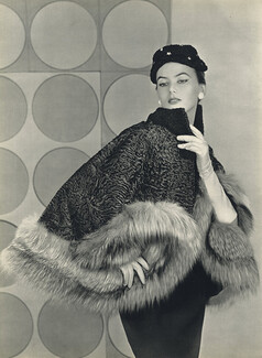 Revillon, Fur clothing — Original adverts and images