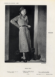 Revillon, Fur clothing — Original adverts and images