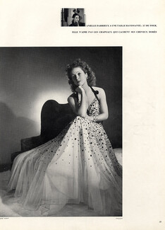 Paquin 1937 Danielle Darrieux, André Durst Fashion Photography