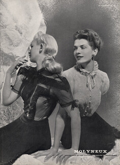 Molyneux 1939 Blouses Fashion Photography