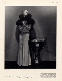 Jean Patou 1932 Hoyningen-Huene Decorative Arts Evening Gown