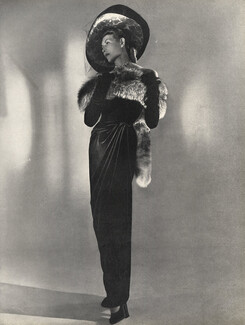 Jacques Fath 1946 Evening Gown