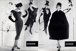 Lesur 1956 Jacques Heim, Dior, Keogh, Photo Sabine Weiss